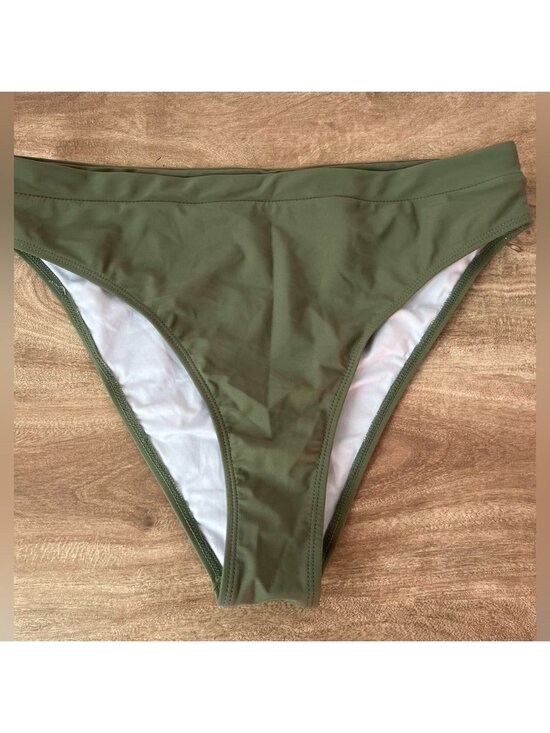 Other - NWOT Bikini Bottom Army Green Swimsuit Bottom Only Size XL